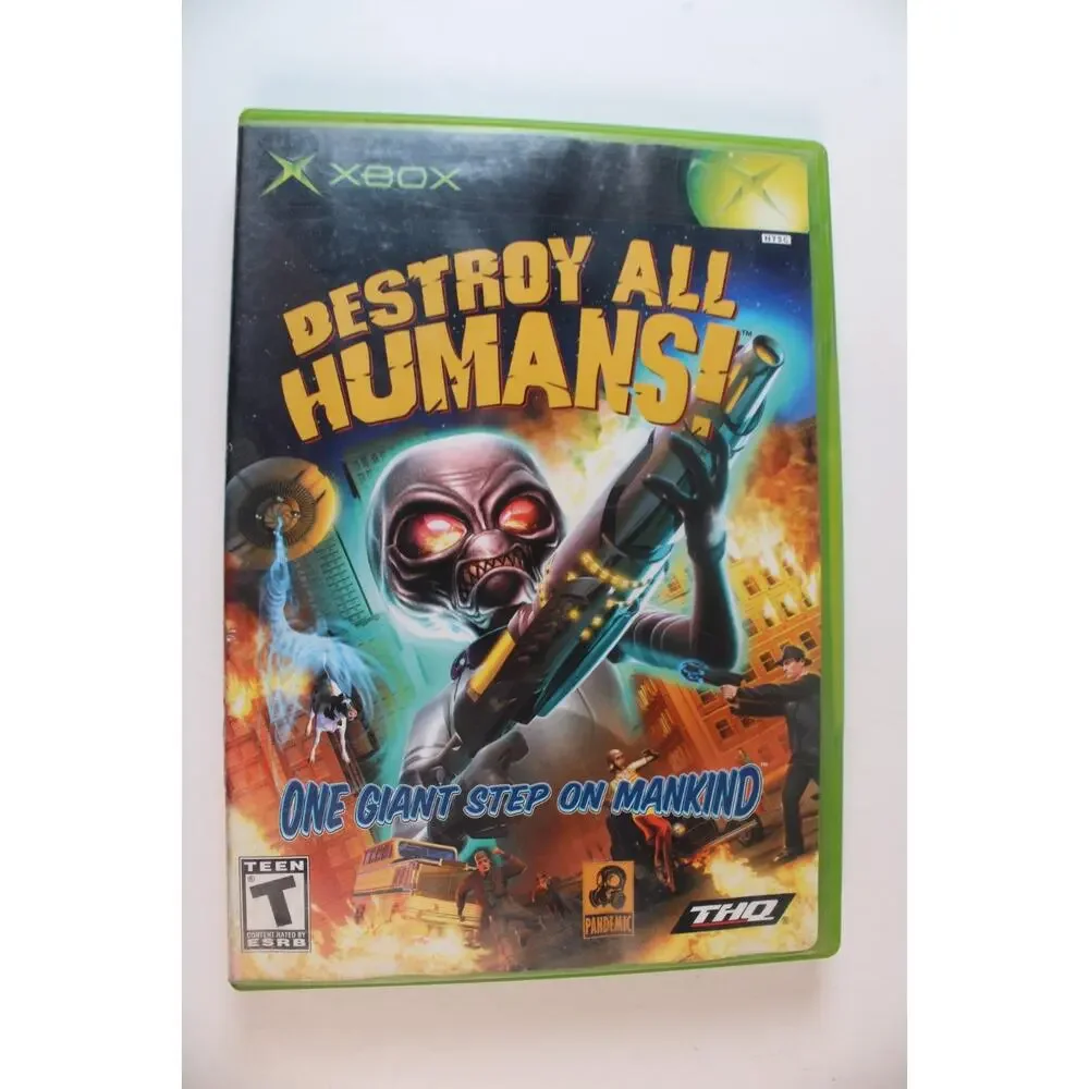 Destroy All Humans! (2005, Microsoft Xbox) Authentic, Complete, Tested